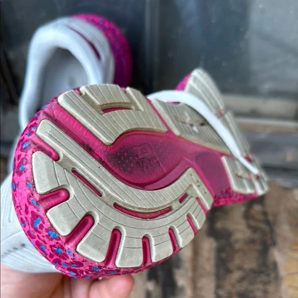 Brooks Women's Running Shoes - White, Blue, Pink - Picture 15 of 16